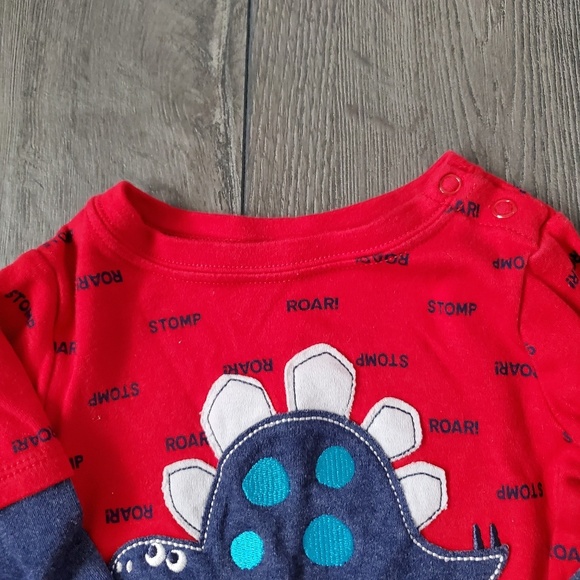 18M Garanimals Dinosaur T-Shirt Onesie - Picture 2 of 3